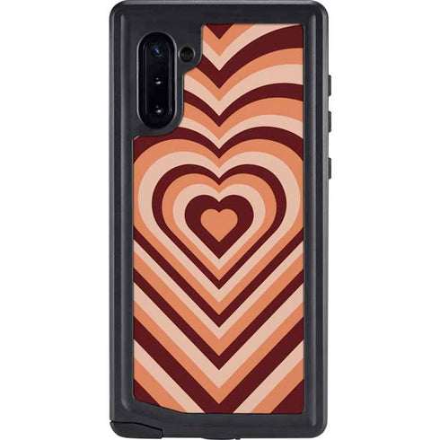 Autumn Heart Pattern Galaxy Cases