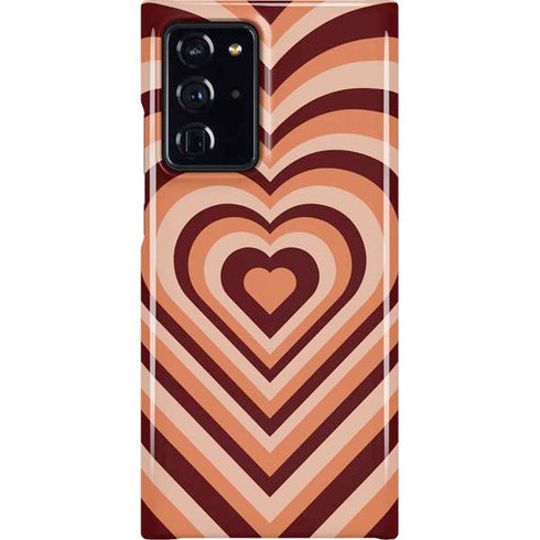 Autumn Heart Pattern Galaxy Cases