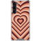 Autumn Heart Pattern Galaxy S24 FE Clear Case