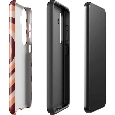 Autumn Heart Pattern Galaxy S25 Impact Case