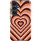 Autumn Heart Pattern Galaxy S25 Plus Impact Case