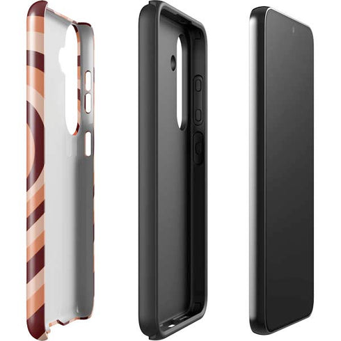 Autumn Heart Pattern Galaxy S25 Plus Impact Case