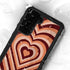Autumn Heart Pattern Galaxy S24 Plus Waterproof Case