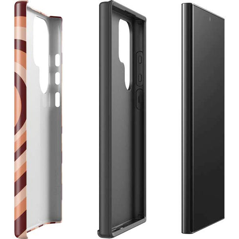Autumn Heart Pattern Galaxy S25 Ultra Impact Case