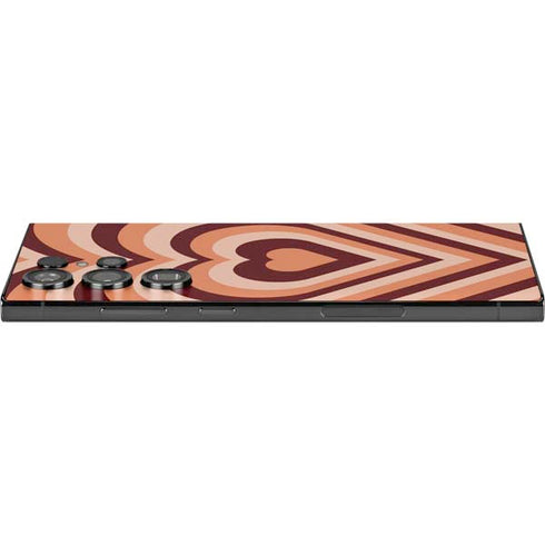 Autumn Heart Pattern Galaxy S25 Ultra Skin