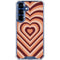 Autumn Heart Pattern Galaxy S25 Clear Case