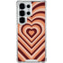 Autumn Heart Pattern Galaxy S25 Ultra Clear Case