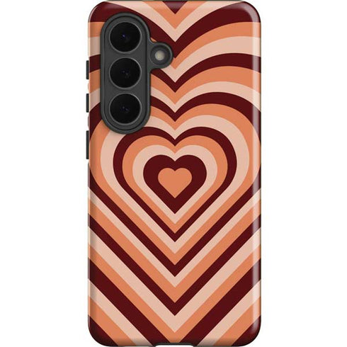 Autumn Heart Pattern Galaxy S26 Impact Case