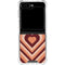 Autumn Heart Pattern Galaxy Z Flip6 Clear Case