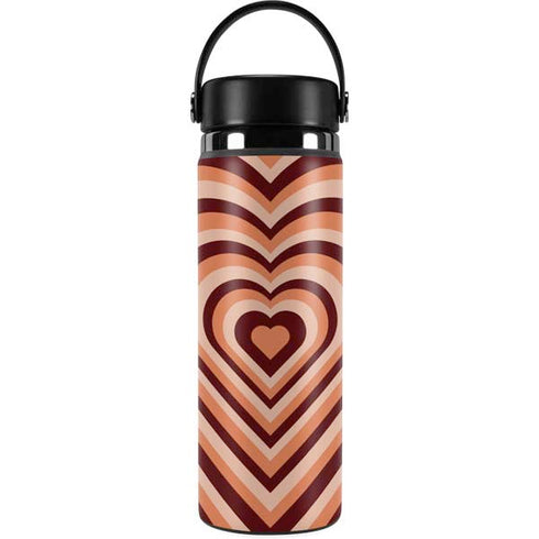 Autumn Heart Pattern Hydro Flask 20oz Wide Mouth Skin