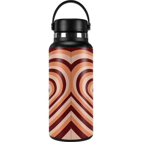 Autumn Heart Pattern Hydro Flask 32oz Wide Mouth Skin