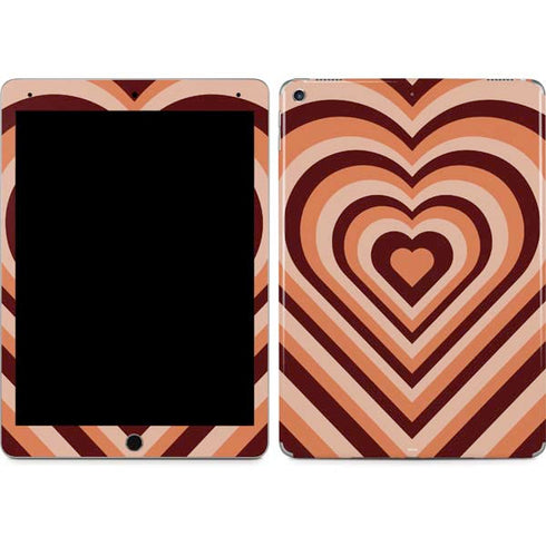 Autumn Heart Pattern iPad Skins