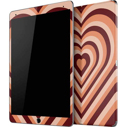 Autumn Heart Pattern iPad Skins