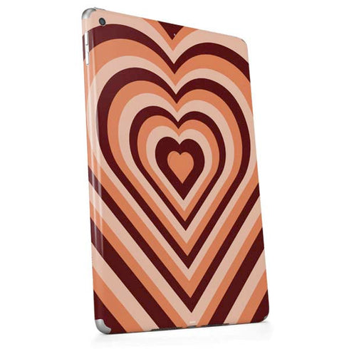 Autumn Heart Pattern Apple iPad Skin