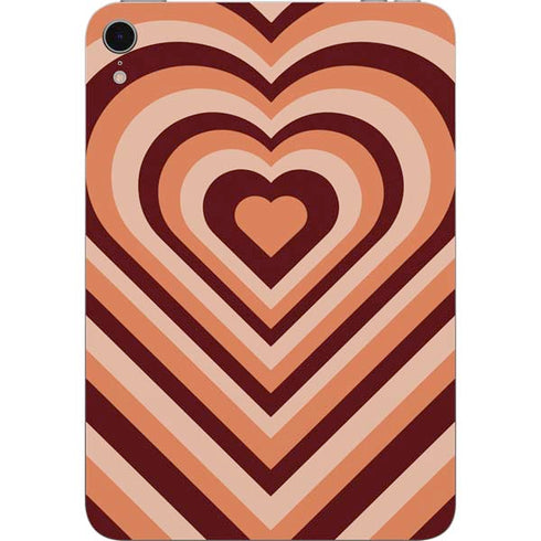 Autumn Heart Pattern Apple iPad Mini Skin