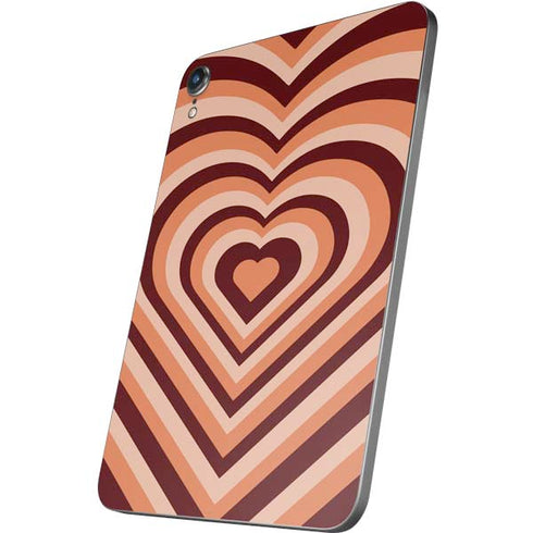 Autumn Heart Pattern Apple iPad Mini Skin