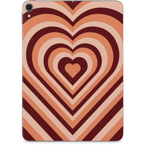 Autumn Heart Pattern Apple iPad Pro Skin