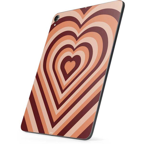 Autumn Heart Pattern Apple iPad Pro Skin