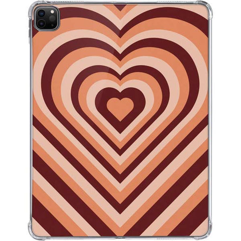 Autumn Heart Pattern iPad Pro 11in (2024) Clear Case