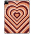 Autumn Heart Pattern iPad Pro 11in (2024) Clear Case
