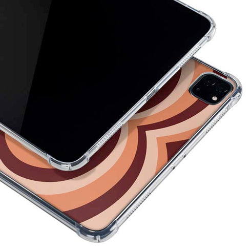 Autumn Heart Pattern iPad Pro 11in (2024) Clear Case