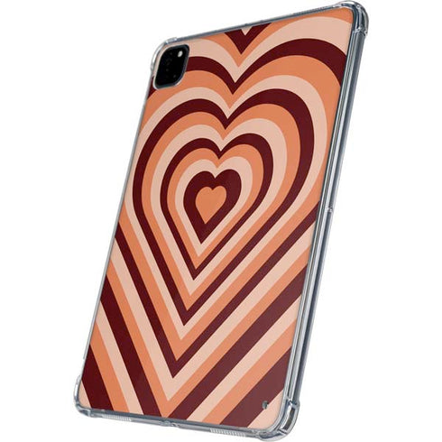 Autumn Heart Pattern iPad Pro 11in (2024) Clear Case