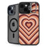 Autumn Heart Pattern iPhone 13 Kickstand Case