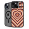Autumn Heart Pattern iPhone 14 Plus Kickstand Case