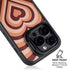 Autumn Heart Pattern iPhone 14 Pro Max Kickstand Case