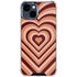 Autumn Heart Pattern iPhone 15 Clear Case