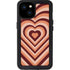 Autumn Heart Pattern iPhone 15 Plus Waterproof Case