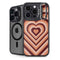 Autumn Heart Pattern iPhone 15 Pro Max Kickstand Case