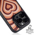 Autumn Heart Pattern iPhone 15 Pro Max Kickstand Case