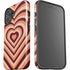Autumn Heart Pattern iPhone 16 Plus Impact Case