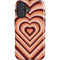 Autumn Heart Pattern iPhone 16 Plus Magsafe Impact Case