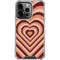 Autumn Heart Pattern iPhone 16 Pro Clear Case