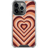 Autumn Heart Pattern iPhone 16 Pro Clear Case
