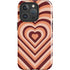 Autumn Heart Pattern iPhone 16 Pro Impact Case