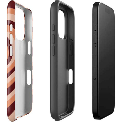 Autumn Heart Pattern iPhone 16 Pro Impact Case