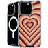 Autumn Heart Pattern iPhone 16 Pro MagSafe Case