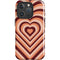 Autumn Heart Pattern iPhone 16 Pro Magsafe Impact Case