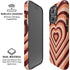 Autumn Heart Pattern iPhone 16 Pro Magsafe Impact Case