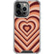 Autumn Heart Pattern iPhone 16 Pro Max Clear Case