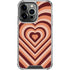 Autumn Heart Pattern iPhone 16 Pro Max Clear Case