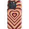 Autumn Heart Pattern iPhone 16 Pro Max Magsafe Impact Case