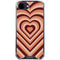 Autumn Heart Pattern iPhone 16e Clear Case