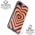 Autumn Heart Pattern iPhone 16e Clear Case