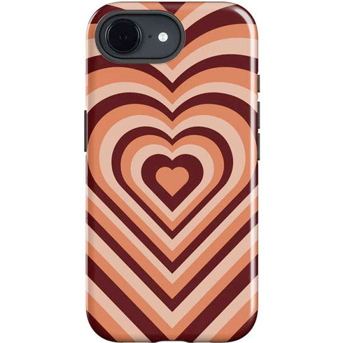 Autumn Heart Pattern iPhone 16e Impact Case