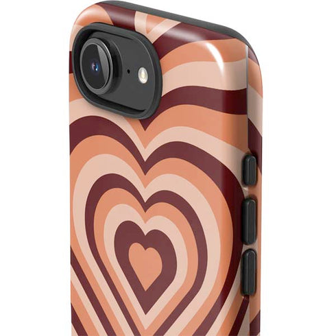 Autumn Heart Pattern iPhone 16e Impact Case