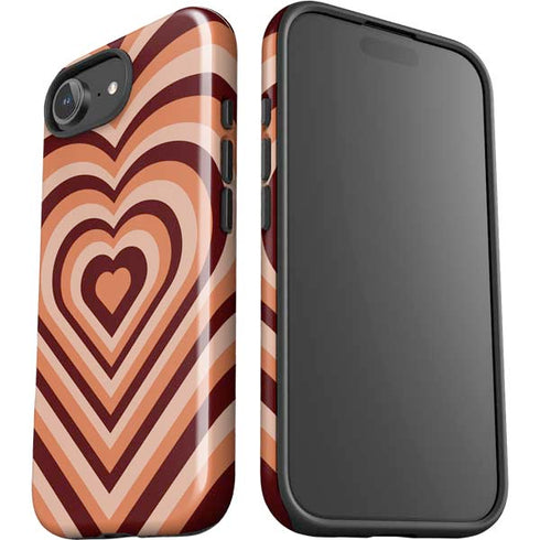 Autumn Heart Pattern iPhone 16e Impact Case